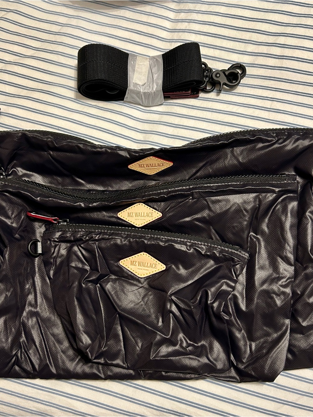 MZ Wallace Large Metro Black Travel Tote- EUC - Picture 4 of 9